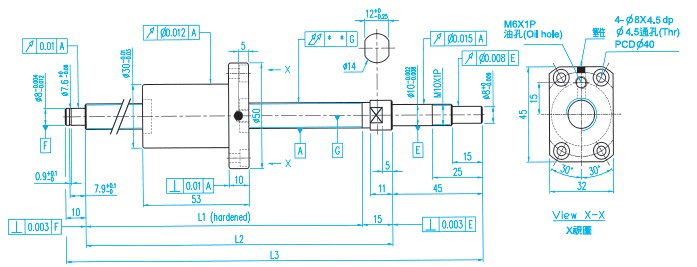 XSVR滚珠丝杠